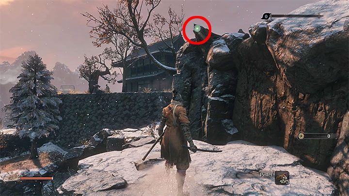Najważniejsze zastosowanie haka z liną to możliwość chwytania się interaktywnych zaczepów - Hak z liną | Narzędzia protezy w Sekiro Shadows Die Twice - Sekiro Shadows Die Twice - poradnik do gry