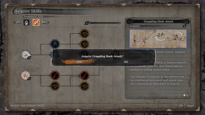 W dalszej części gry możesz odblokować używanie haka z liną w walkach - Hak z liną | Narzędzia protezy w Sekiro Shadows Die Twice - Sekiro Shadows Die Twice - poradnik do gry