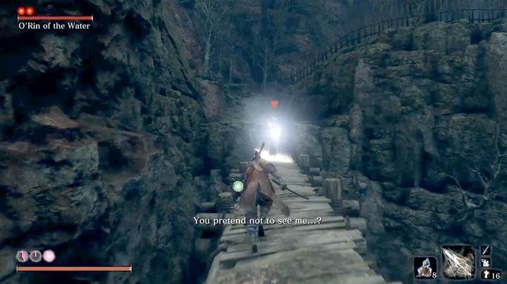 By dotrzeć do ostatniego bossa w Głębinach w Ashinie, musisz przejść przez wioskę Mibu i dotrzeć do posążka rzeźbiarza Młyn wodny - Zdeprawowana mniszka | Boss w Sekiro Shadows Die Twice - Sekiro Shadows Die Twice - poradnik do gry