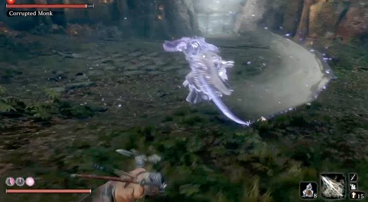 Przeciwnik zawsze zaczyna walkę w ten sam sposób - Zdeprawowana mniszka | Boss w Sekiro Shadows Die Twice - Sekiro Shadows Die Twice - poradnik do gry