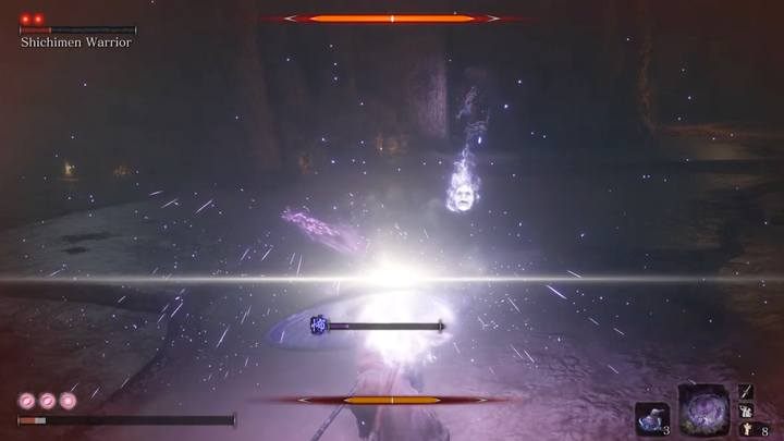 Parasol chroni cię przed obrażeniami magicznymi opartymi o Strach - Wojownik Shichimen 2# | Boss w Sekiro Shadows Die Twice - Sekiro Shadows Die Twice - poradnik do gry