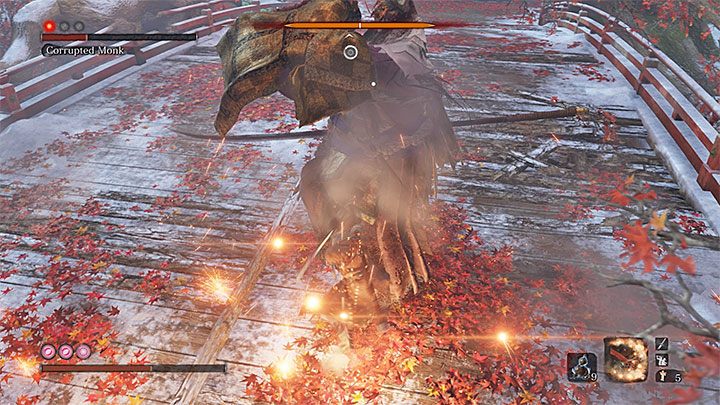 Taktyka pokonania Prawdziwej Zdeprawowanej Mniszki jest na szczęście bardzo prosta i cechuje się ona praktycznie stuprocentową skutecznością - Prawdziwa Zdeprawowana Mniszka | Boss w Sekiro Shadows Die Twice - Sekiro Shadows Die Twice - poradnik do gry