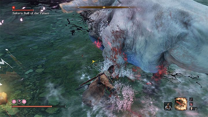 Sama taktyka walki z bykiem pozostaje niezmieniona - Sakura Bull of the Palace | Boss w Sekiro Shadows Die Twice - Sekiro Shadows Die Twice - poradnik do gry