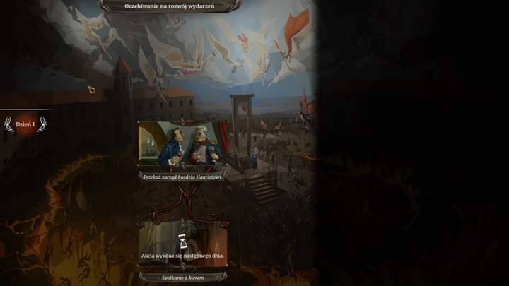 Wieczorem, będziesz mógł w domu wybrać, jak spędzić czas ze swoją rodziną - Dzień 14 i 15 - Szybkie procesy i nowa intryga - Solucja We The Revolution - We. the Revolution - poradnik do gry