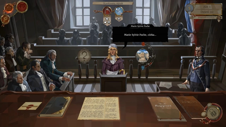 Możliwość Pomyłek: 3 - Dzień 22 - Marie Sylvie Pache - Solucja We The Revolution - We. the Revolution - poradnik do gry