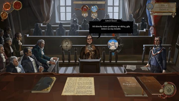 Możliwość Pomyłek: 3 - Dzień 11 - Gabriel Rouzet - Solucja We The Revolution - We. the Revolution - poradnik do gry