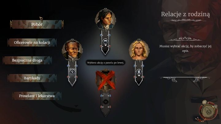 Wieczorem możesz wybrać zupełnie nowe akcje w domu - Dzień 1 - Szybkie wyroki i początek walki o Paryż - Solucja We The Revolution - We. the Revolution - poradnik do gry