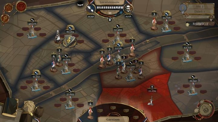 Bruno zaatakuje od południa - możesz rozegrać bitwę manualnie, lub postawić na automatyczny wynik - Dzień 1 - Szybkie wyroki i początek walki o Paryż - Solucja We The Revolution - We. the Revolution - poradnik do gry
