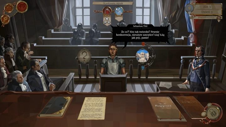 Możliwość Pomyłek: 1 - Dzień 3 - Sebastian Thil, syn rzeźnika - Solucja We The Revolution - We. the Revolution - poradnik do gry