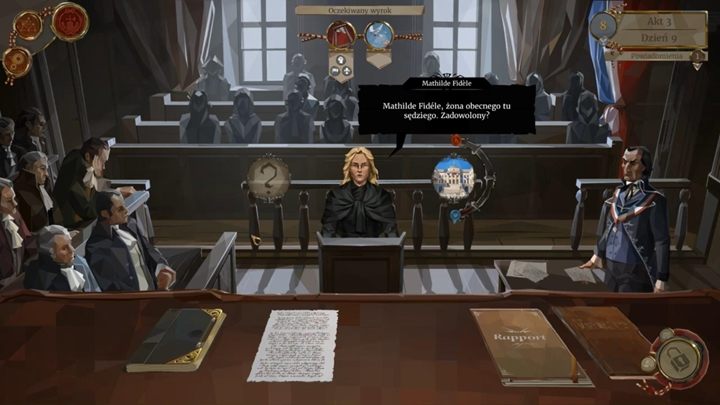 Możliwość Pomyłek: 2 - Dzień 9 - Mathilde Fidele, żona głównego bohatera - Solucja We The Revolution - We. the Revolution - poradnik do gry