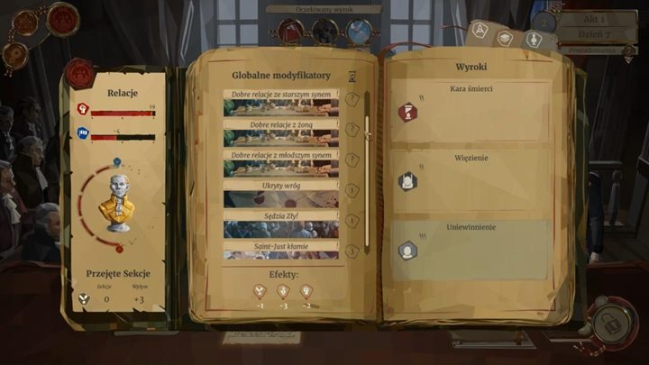 Rewolucjoniści, lud, rodzina, czy w późniejszym czasie - arystokracji - będą domagali się wydania innych wyroków - Porady do We The Revolution - We. the Revolution - poradnik do gry