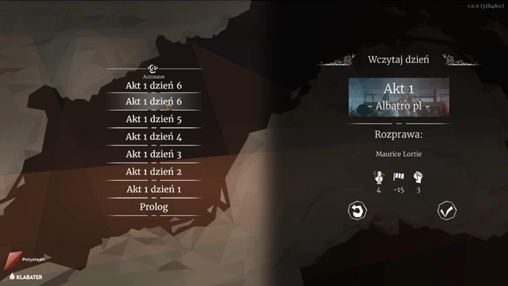 Jeśli zablokowałeś sobie pytania do oskarżonego, poniosłeś porażkę w negocjacjach, czy po prostu, podjąłeś złą decyzję w grze - możesz wczytać grę - Porady do We The Revolution - We. the Revolution - poradnik do gry