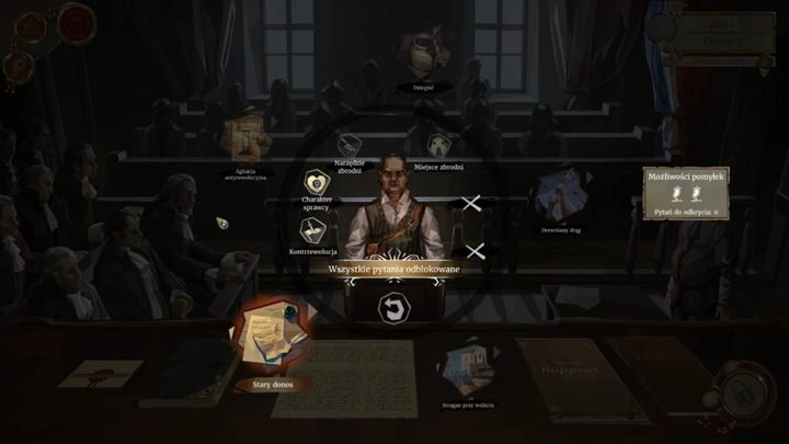 Możliwość Pomyłek: 2 - Dzień 1 - Guy Deniau - handlarz - Solucja We The Revolution - We. the Revolution - poradnik do gry