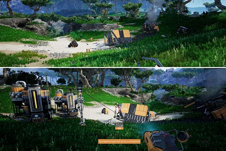 Po stworzeniu wszystkich możliwych ulepszeń w HUBie, pojawią się dwie nowe opcje: będziesz mógł badać różne obiekty znalezione na planecie oraz realizować zamówienia w zamian za nowe technologie - Osiągnięcia oraz odkrycia w Satisfactory - Satisfactory - poradnik do gry