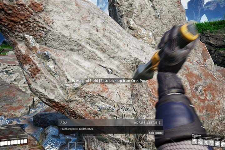 Pierwszy sposobem jest manualne wydobywanie surowców, które znajdziesz w świecie gry - Wydobycie surowców w Satisfactory - Satisfactory - poradnik do gry