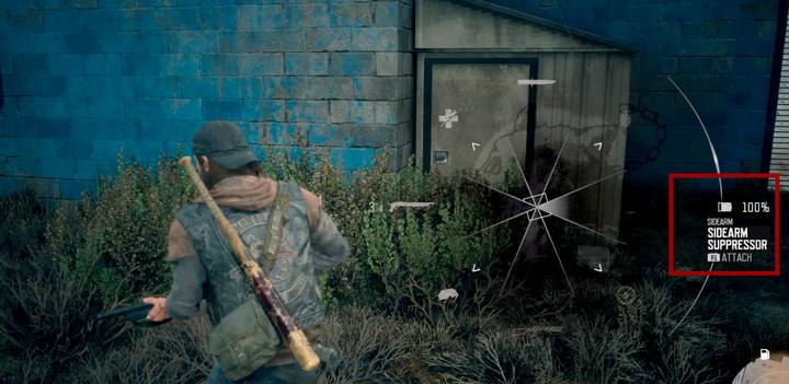 Nie zapomnij zakładać i opcjonalnie zdejmować tłumików z wybranych broni - Days Gone: Skradanie się - Days Gone - poradnik do gry