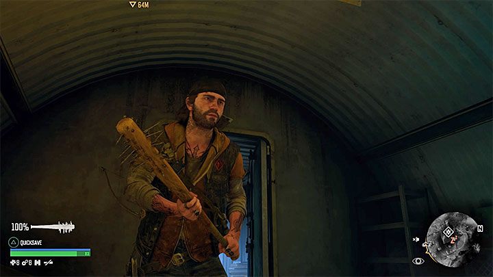 Od momentu wytworzenia ulepszonej broni możesz ją wybierać z rozwijanego menu - Days Gone: Ulepszona broń biała - jak wyprodukować? - Days Gone - poradnik do gry