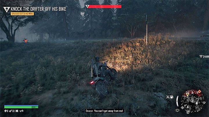Dzięki przeszukaniu zwłok w okolicy pojawi się poszukiwany motocyklista - Days Gone: Spizgany jak delfin - dlaczego nie mogę dokończyć misji? - Days Gone - poradnik do gry