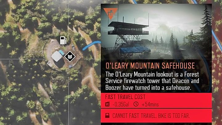 Nawet jeśli wybierzesz punkt szybkiej podróży to gra może nie pozwolić ci na wykonanie tej akcji - Days Gone: Szybka podróż - jak korzystać? - Days Gone - poradnik do gry