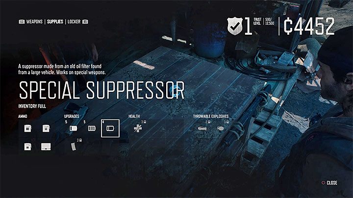 Do każdego zakupionego karabinu snajperskiego możesz domontować tłumik - Days Gone: Karabin snajperski - jak zdobyć? - Days Gone - poradnik do gry