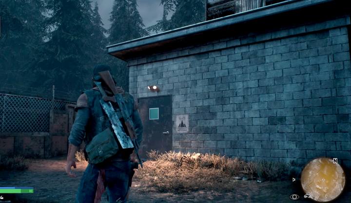 Wejście do bunkra znajduje się w małym budynku technicznym - Days Gone: Ostra jazda - solucja, opis przejścia - Days Gone - poradnik do gry