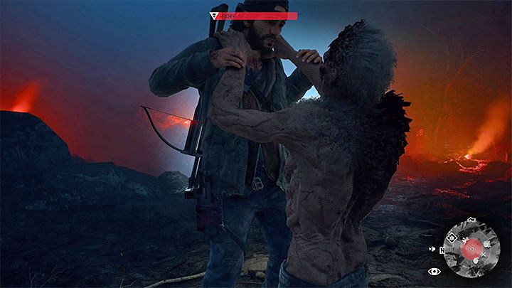 Jeżeli dostatecznie szybko nie ostrzelasz potwora to może wyprowadzić atak w walce wręcz lub złapać Deacona - Days Gone: Boss Biegacz - jak zabić? - Days Gone - poradnik do gry