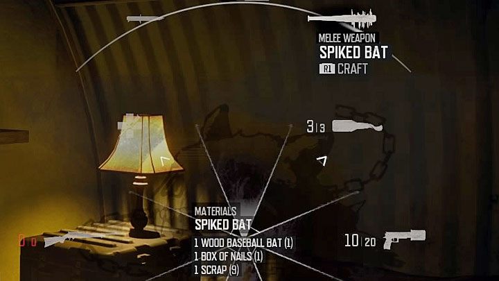Po zdobyciu dowolnego przepisu (planu) zacznij od odnalezienia powiązanej z nim broni białej (w naszym przykładzie jest to drewniany kij bejsbolowy) - Days Gone: Trofea - lista wszystkich - Days Gone - poradnik do gry