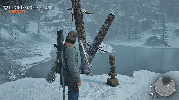 Kopiec 1 możesz odnaleźć w pobliżu wejścia do kryjówki (kopalni) - Days Gone: I kamieni kupa - jak zdobyć trofeum? - Days Gone - poradnik do gry