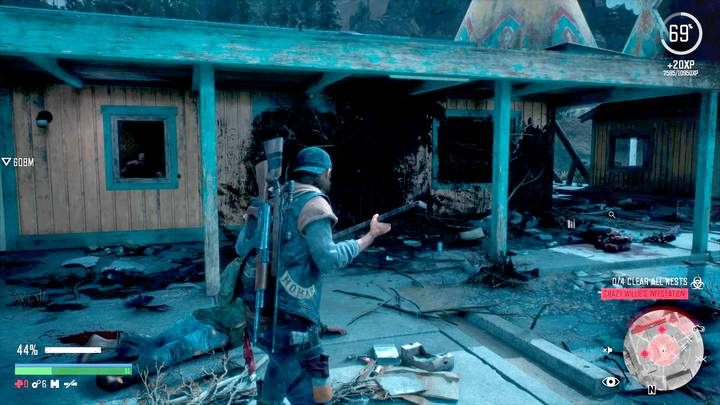 Deacon silnie reaguje na gniazda, dlatego zawsze przypomni ci o ich obecności - Days Gone: Aktywności poboczne - rodzaje - Days Gone - poradnik do gry