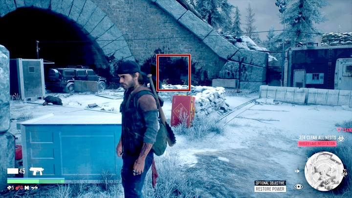 Odbicie punktu kontrolnego NERO (5b) może sprawić nieco problemów - Days Gone: Lost Lake - mapa, ważne lokacje - Days Gone - poradnik do gry