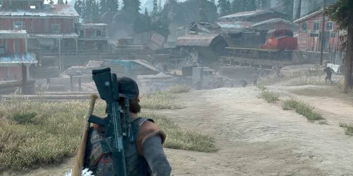 Odblokowując posterunek NERO (5a), koniecznie uważaj na hordę w tartaku (6), która jest jedną z większych w grze - Days Gone: Lost Lake - mapa, ważne lokacje - Days Gone - poradnik do gry