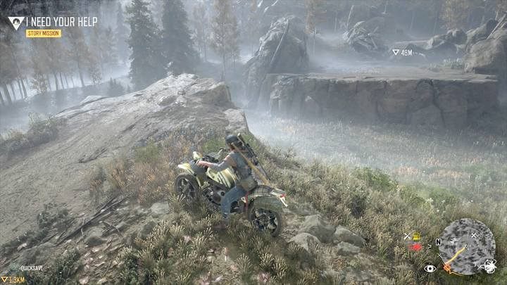 Jest to kolejny punkt badawczy, do którego musisz doskoczyć używając motocykla i skalnej rampy - Days Gone: Lost Lake - mapa, ważne lokacje - Days Gone - poradnik do gry