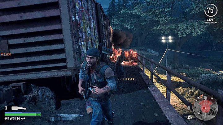 Najlepszym sposobem rozgrywania większości walk z hordami jest ucieczka połączona z okazjonalnym atakowaniem ścigających Deacona potworów - Days Gone: Jedna z głowy - jak zdobyć trofeum? - Days Gone - poradnik do gry