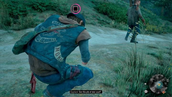 Copeland nauczy cię korzystania z Surwiwalowego widzenia, by tropić zwierzęta - Days Gone: To mój brat - solucja, opis przejścia - Days Gone - poradnik do gry