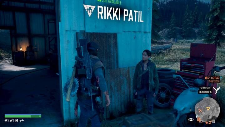 Rikki stoi obok zakładu mechanika - Days Gone: Łowca nagród - solucja, opis przejścia - Days Gone - poradnik do gry