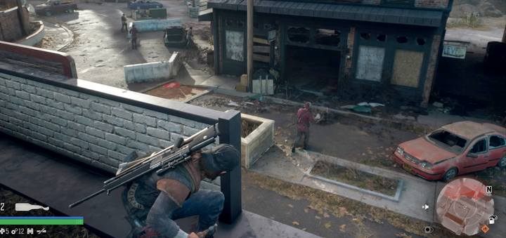 Na dachu budynku znajduje się świetny punkt do ostrzału wroga - Days Gone: W obronie słabych - solucja, opis przejścia - Days Gone - poradnik do gry