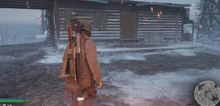 Wróć ponownie do budynku, przy którym walczyłeś z niedźwiedziem i wejdź do środka, by zacząć poszukiwania - Days Gone: Dobry żołnierz - solucja, opis przejścia - Days Gone - poradnik do gry