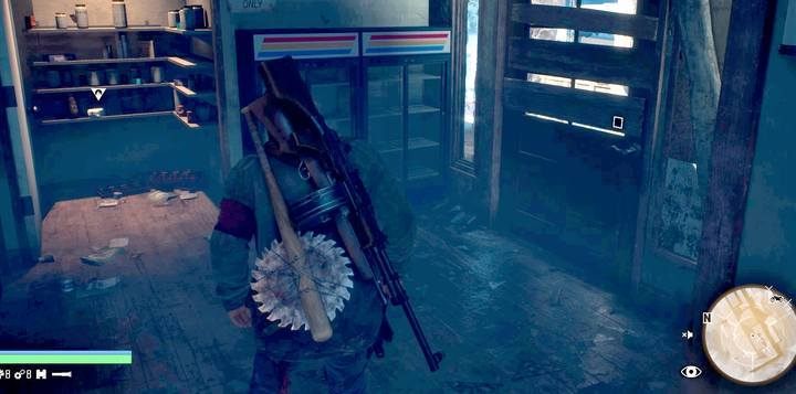 Po wejściu przez drzwi, od razu po prawej stroni w magazynku znajdziesz drożdże - Days Gone: Nigdy się nie poddam - solucja, opis przejścia - Days Gone - poradnik do gry