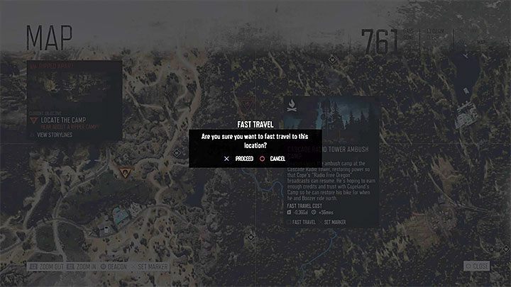 Jako, że gra Days Gone ma duży, otwarty świat jest dostępna opcja szybkiej podróży - Days Gone: Najczęściej zadawane pytania - Days Gone - poradnik do gry