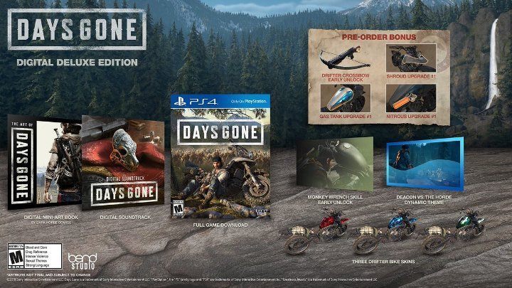 Days Gone Edycja Cyfrowa Deluxe zawiera - Days Gone: Edycje gry - Days Gone - poradnik do gry