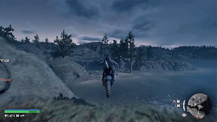 To nie wszystko, bo musisz też wykonać drugi skok - Days Gone: Autostrada 97 - mapa, ważne lokacje - Days Gone - poradnik do gry