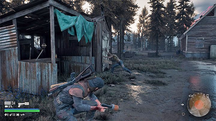Poszukiwania szczeniaka zakładają zbadanie gospodarstwa, na terenie którego przebywają niestety świrusy - Days Gone: Pies - czy można pogłaskać? - Days Gone - poradnik do gry