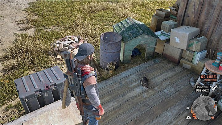Podczas kolejnych odwiedzin w Obozie Żelaznego Mikea przygarniętego szczeniaka możesz odnajdywać przed budą obok chatki Boozera - Days Gone: Pies - czy można pogłaskać? - Days Gone - poradnik do gry