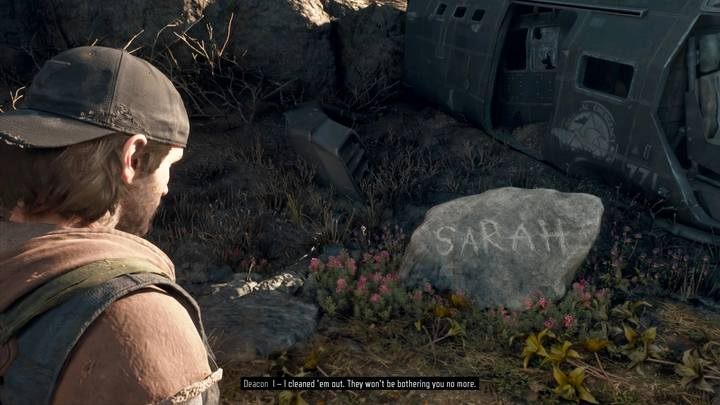 Deacon lubi przyjść do opuszczonego obozu na północy, by porozmawiać ze zmarłą Sarah - Days Gone: Pamiętam - solucja, opis przejścia - Days Gone - poradnik do gry