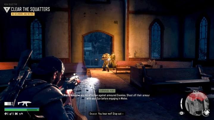 Uważaj na opancerzonego przeciwnika, który wbije głównym wejściem - Days Gone: Pamiętam - solucja, opis przejścia - Days Gone - poradnik do gry