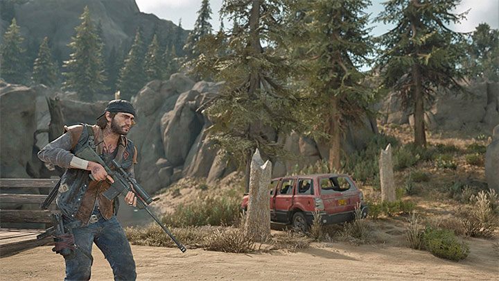 Handlarz z obozu Żelaznego Mikea ma też w ofercie m - Days Gone: Bronie - najlepsze, unikalne - Days Gone - poradnik do gry