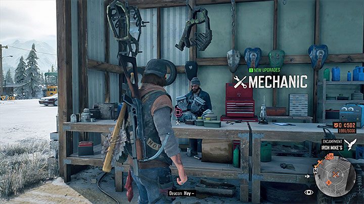 Mechanik to pierwsza ważna osoba w Obozie Żelaznego Mikea - Days Gone: Obóz Żelaznego Mikea | Obozowiska - Days Gone - poradnik do gry