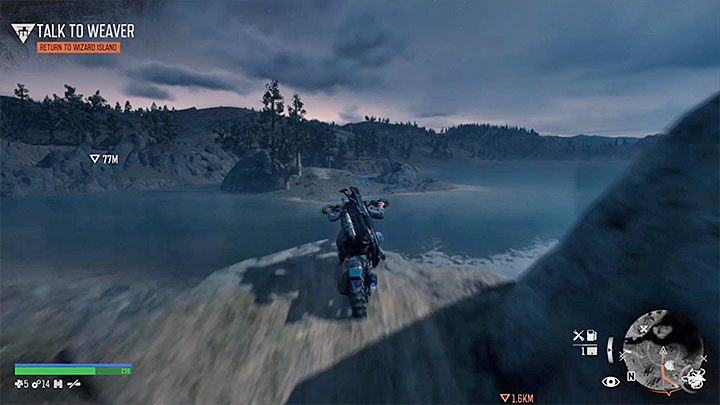 Dane wywiadowcze są po przeciwnej stronie rzeki i nie możesz tam dopłynąć - Days Gone: Autostrada 97 - wszystkie sekrety i znajdźki, mapa - Days Gone - poradnik do gry