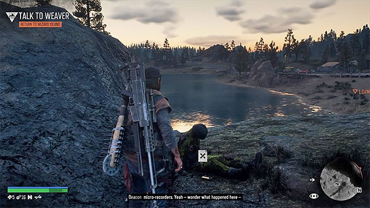 Dzięki wykonaniu obu skoków dotrzesz do wraku śmigłowca - Days Gone: Autostrada 97 - wszystkie sekrety i znajdźki, mapa - Days Gone - poradnik do gry