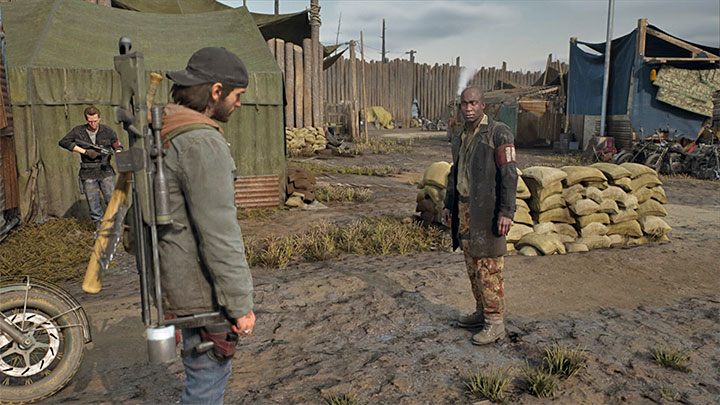 Po wkroczeniu po raz pierwszy do Diamond Lake spotkasz się z przywodcą obozu, którym jest kapitan Kouri - Days Gone: Diamond Lake | Obozowiska - Days Gone - poradnik do gry